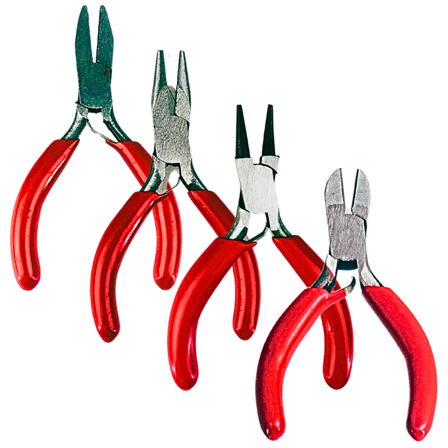 4 Piece Drop Forged Steel Micro Plier Set  - S89-89904