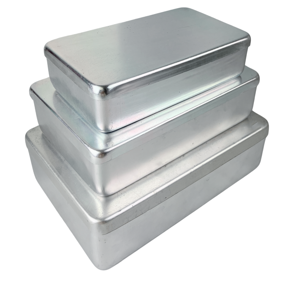 3 Piece Aluminum Storage Boxes  - U-03789