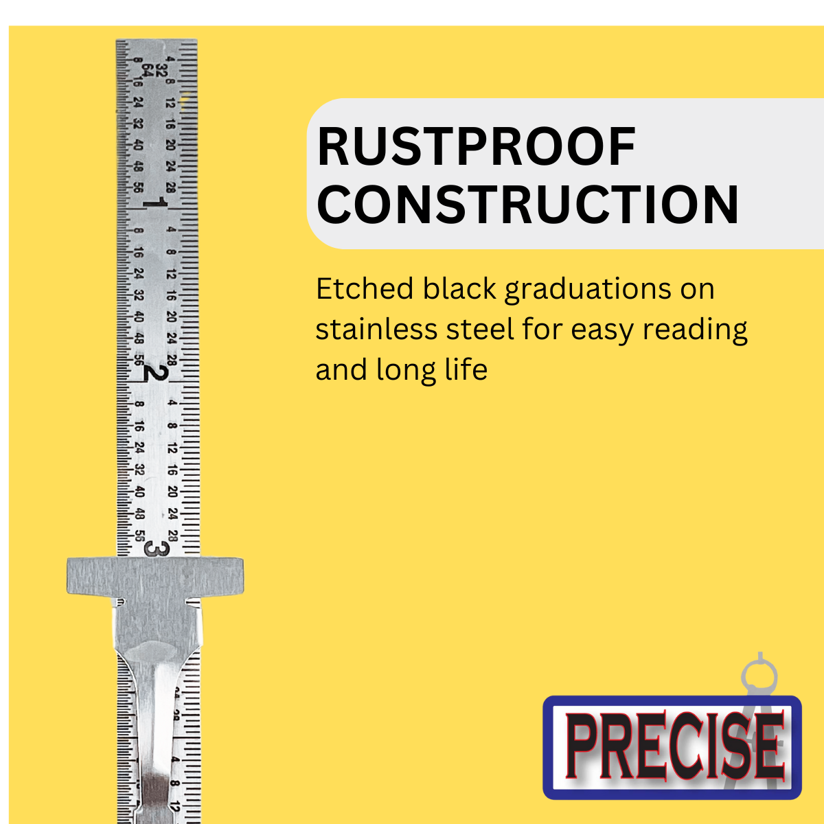 Pocket 6"inch Ss Ruler        (Pack of: 2) - TM-11061-Z02