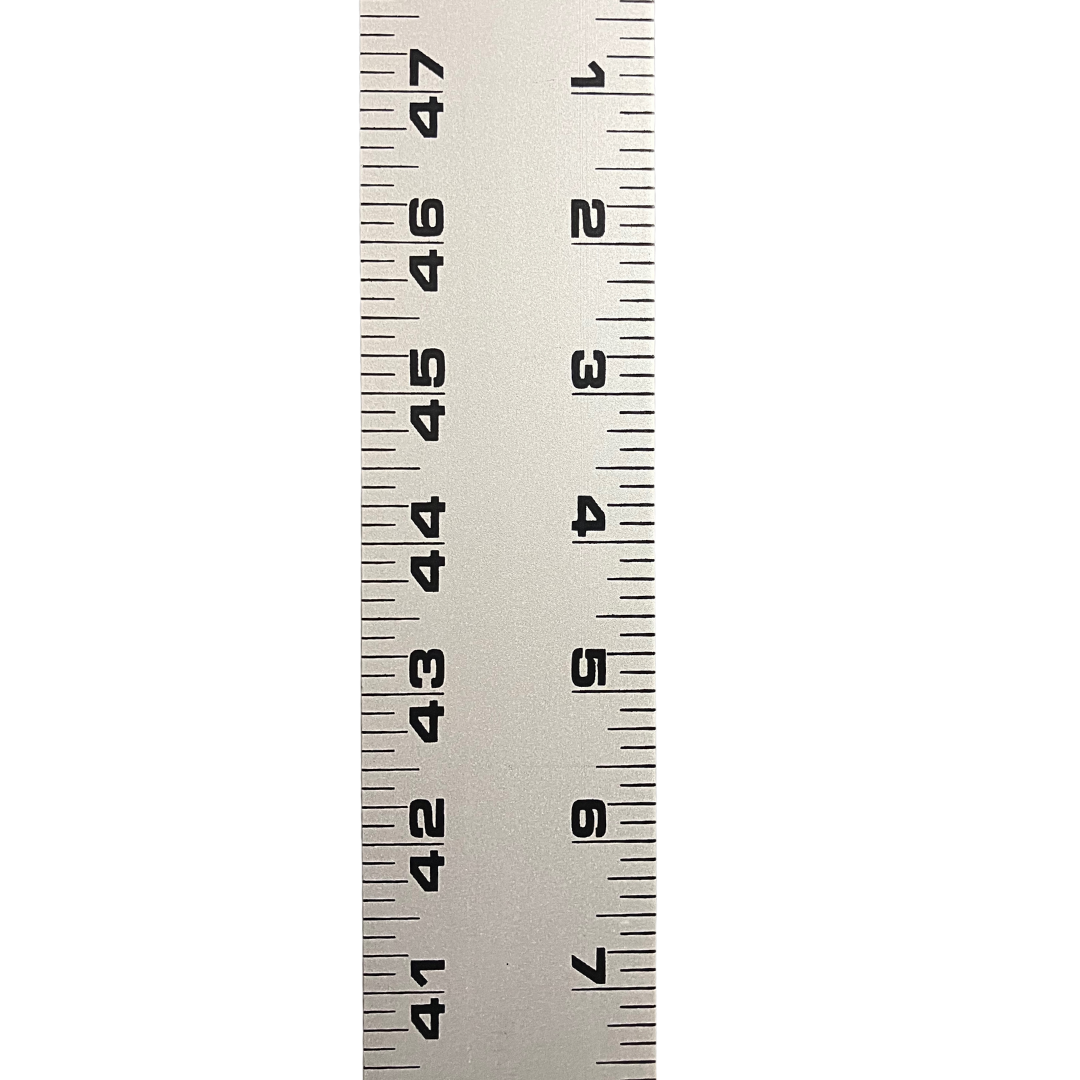 Precision Aluminum Ruler - 48 Inch, 1/8 Inch Thick