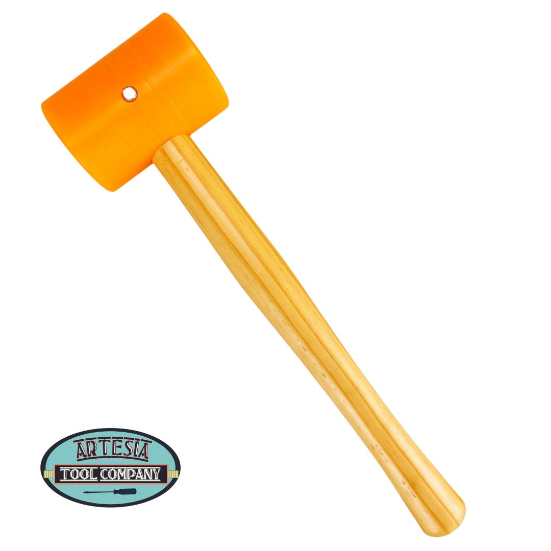 Orange Nylon Head Hammer - 2-1/2 Inch Striking Surface  - PH-28053