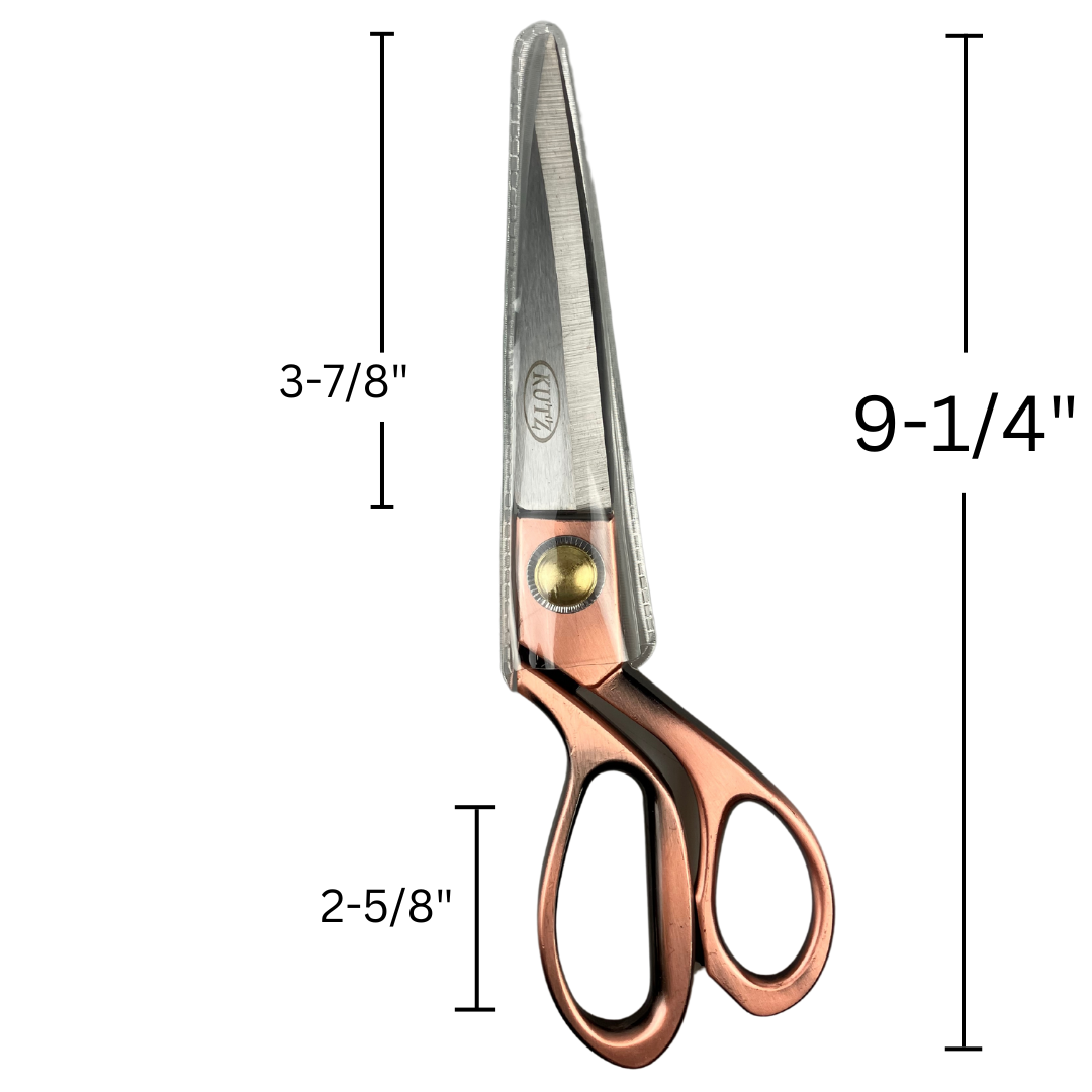 9.5" Heavy Duty Professional Style Tailor Scissors - Zinc Aluminum Alloy Handles  - SC-77101