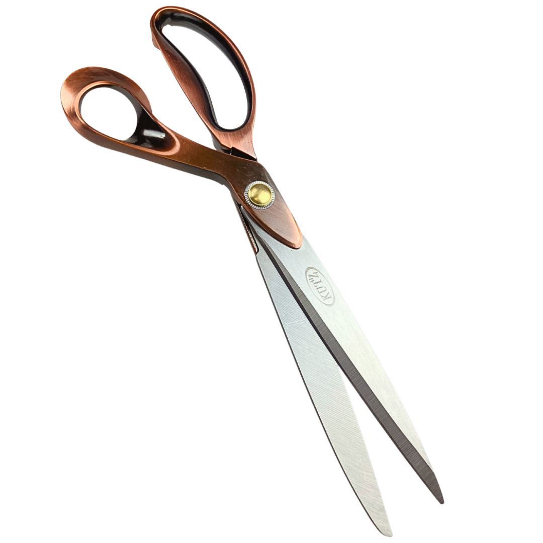 11-Inch Heavy Duty Tailor Scissors with Stainless Steel Blades and Comfort Grip Zinc Alloy Handle