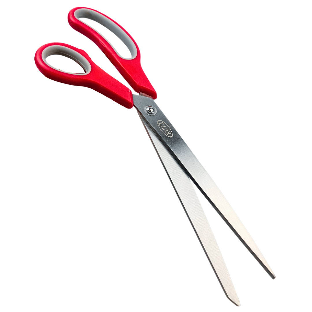 KUTZ 11.5" Premium Stainless Steel Scissors | Great For Office, Home, School Settings | Ideal For Cutting Paper, Scrapbooking, Cardboard, or Fabric  - SC-97112