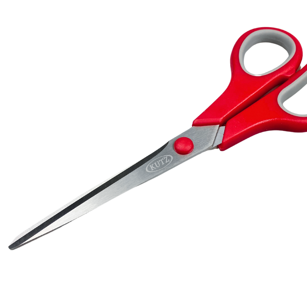 KUTZ 8.5" Comfort-Handle Office Scissors | Large Finger Holes | Extra Sharp Stainless Steel Blades