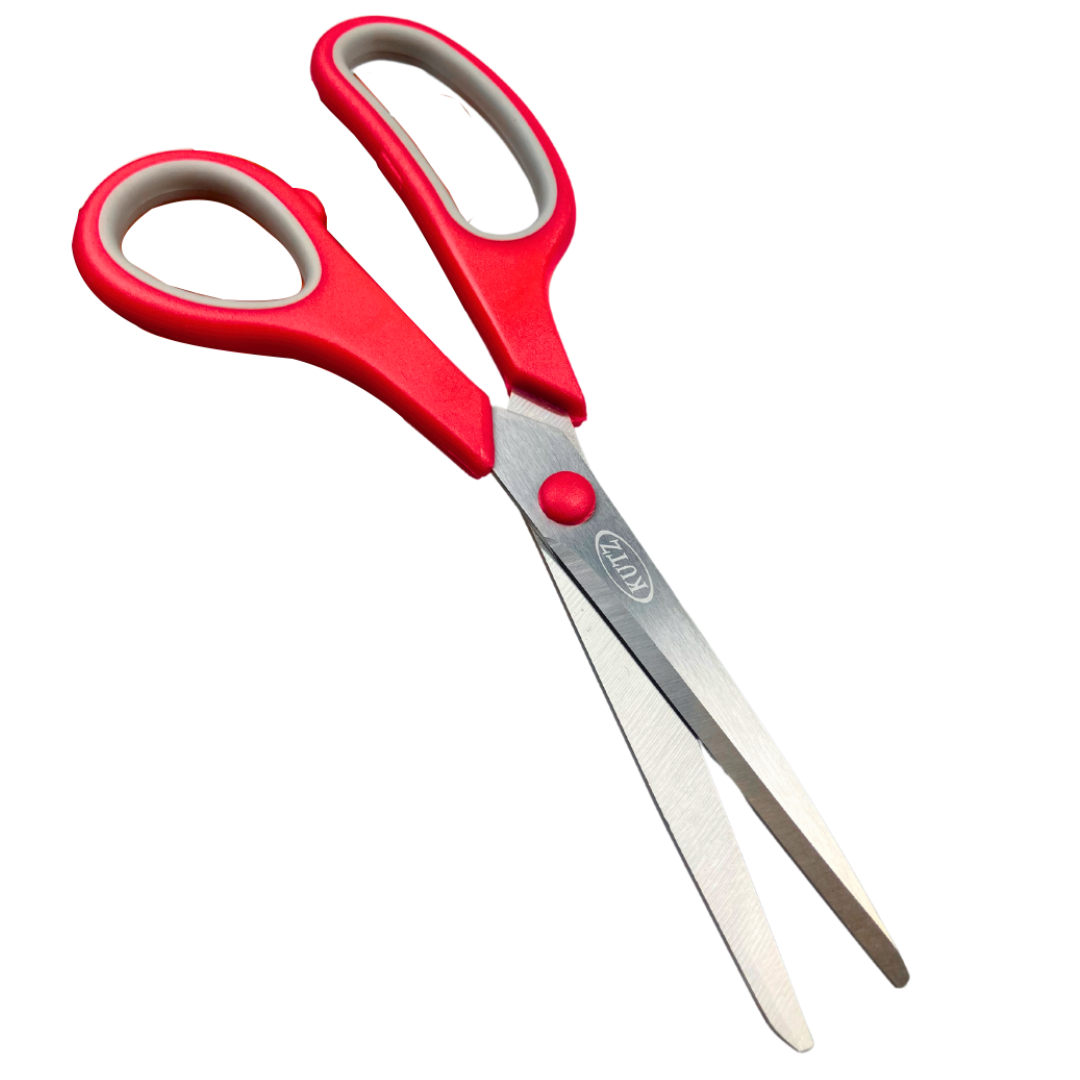 KUTZ 8.5" Comfort-Handle Office Scissors | Large Finger Holes | Extra Sharp Stainless Steel Blades