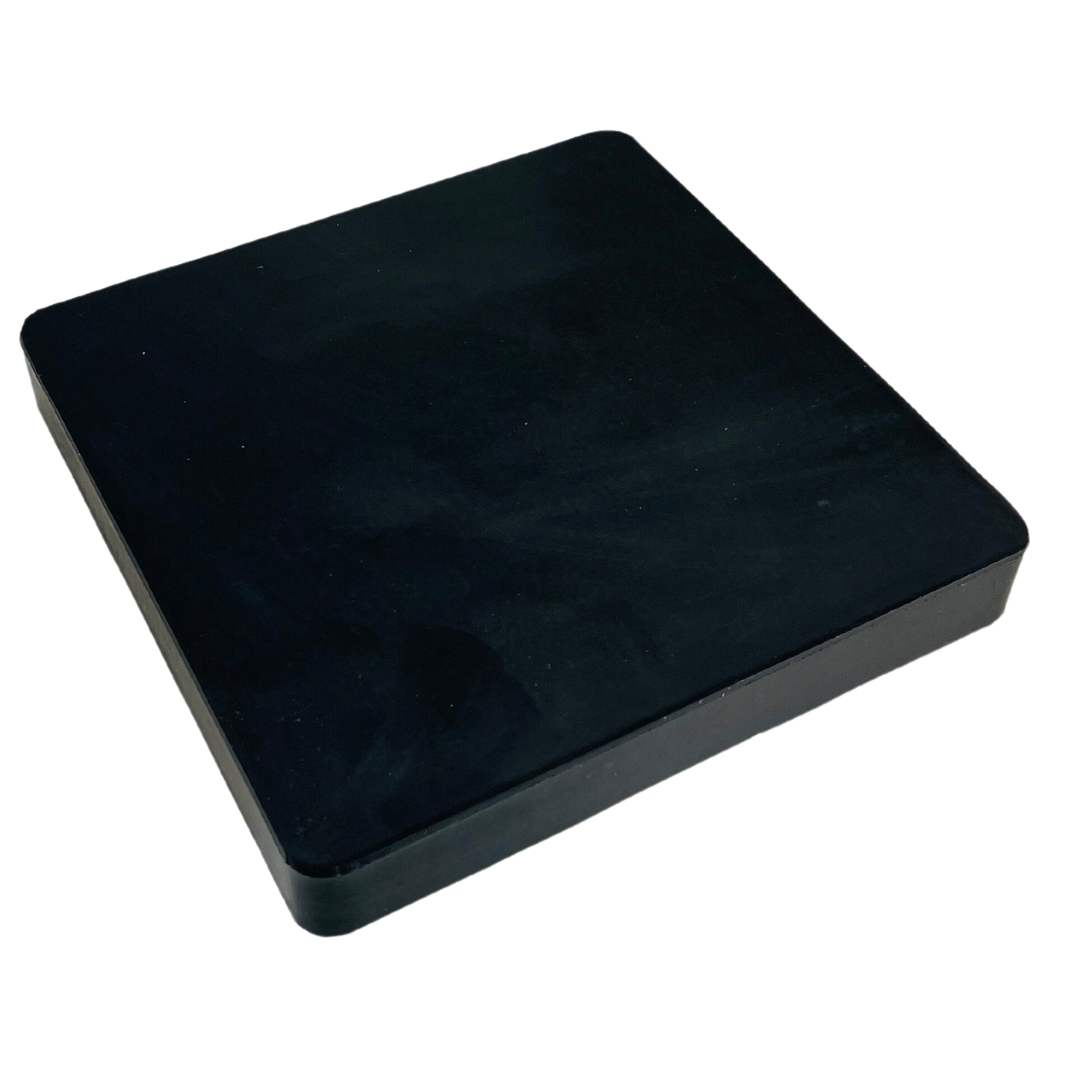 Rubber Bench Block Work Surface, 6 x 6"