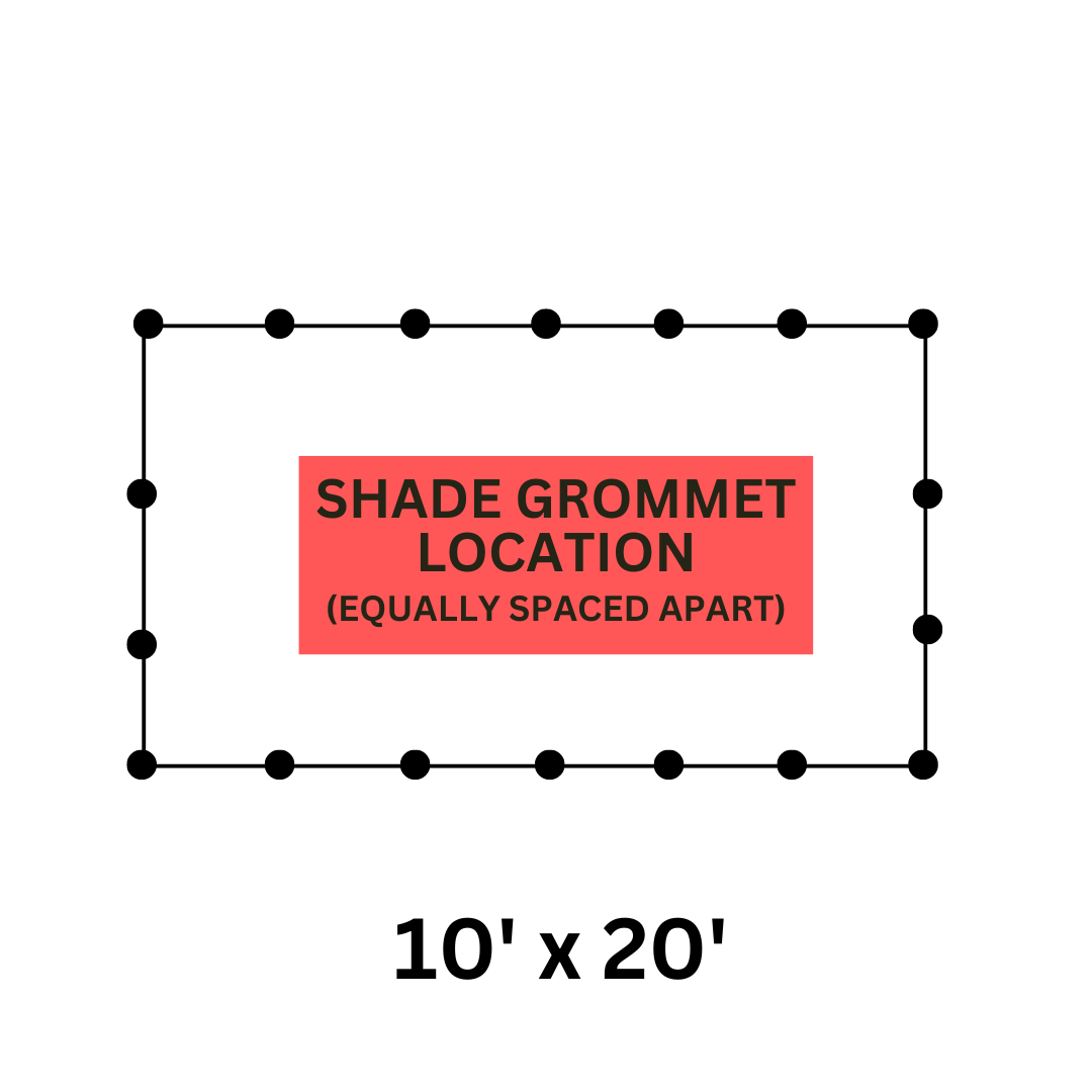 Sunshade Net | 10' x 20' Black HDPE | UV Protection | Breathable Knitted Fabric | Reinforced Grommets | Versatile Outdoor Use (Copy)