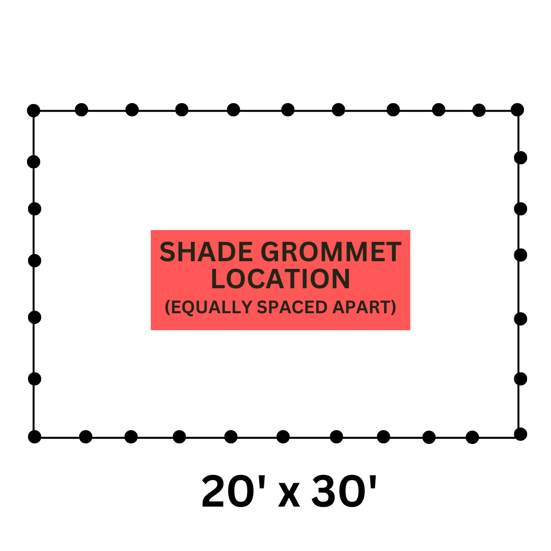 20' x 30' Black Sunshade Net  - TSB-72030