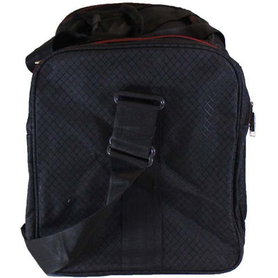 Diamond Pattern Black Zipper Bag with 4 Large Compartments - AB-44112 - ToolUSA