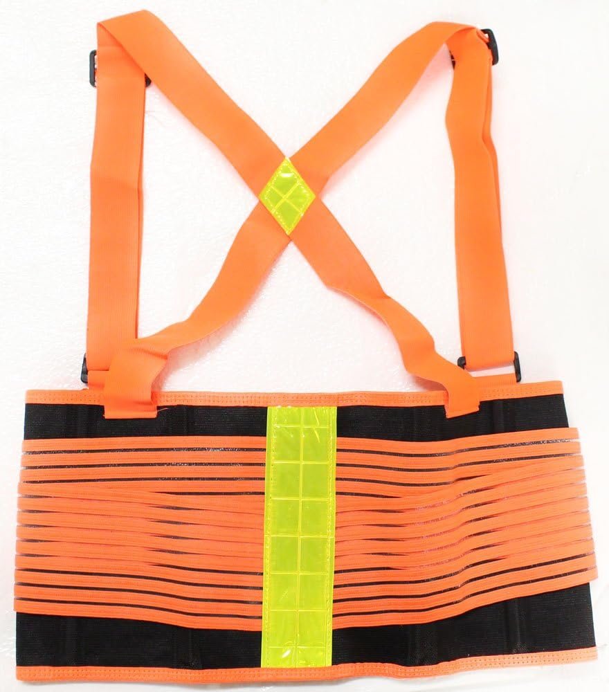 High Visibility Orange Safety Belt