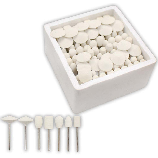 100 Piece Mounted Felt Bobs - TJ-32105 - ToolUSA