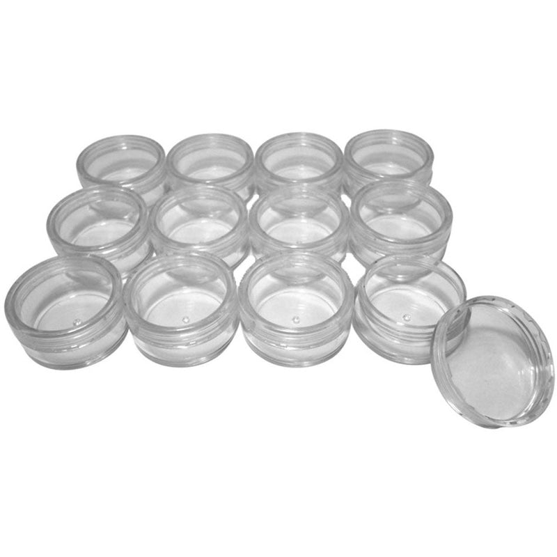 12 Piece Clear Jars - ToolUSA