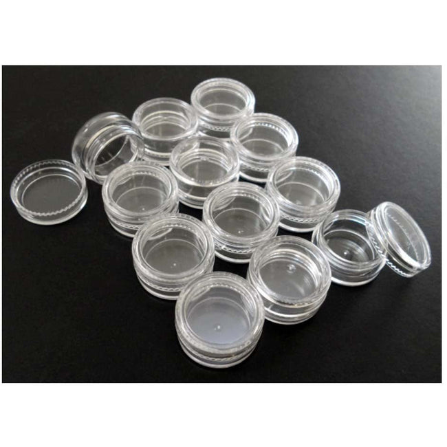 12 Piece Clear Jars - ToolUSA