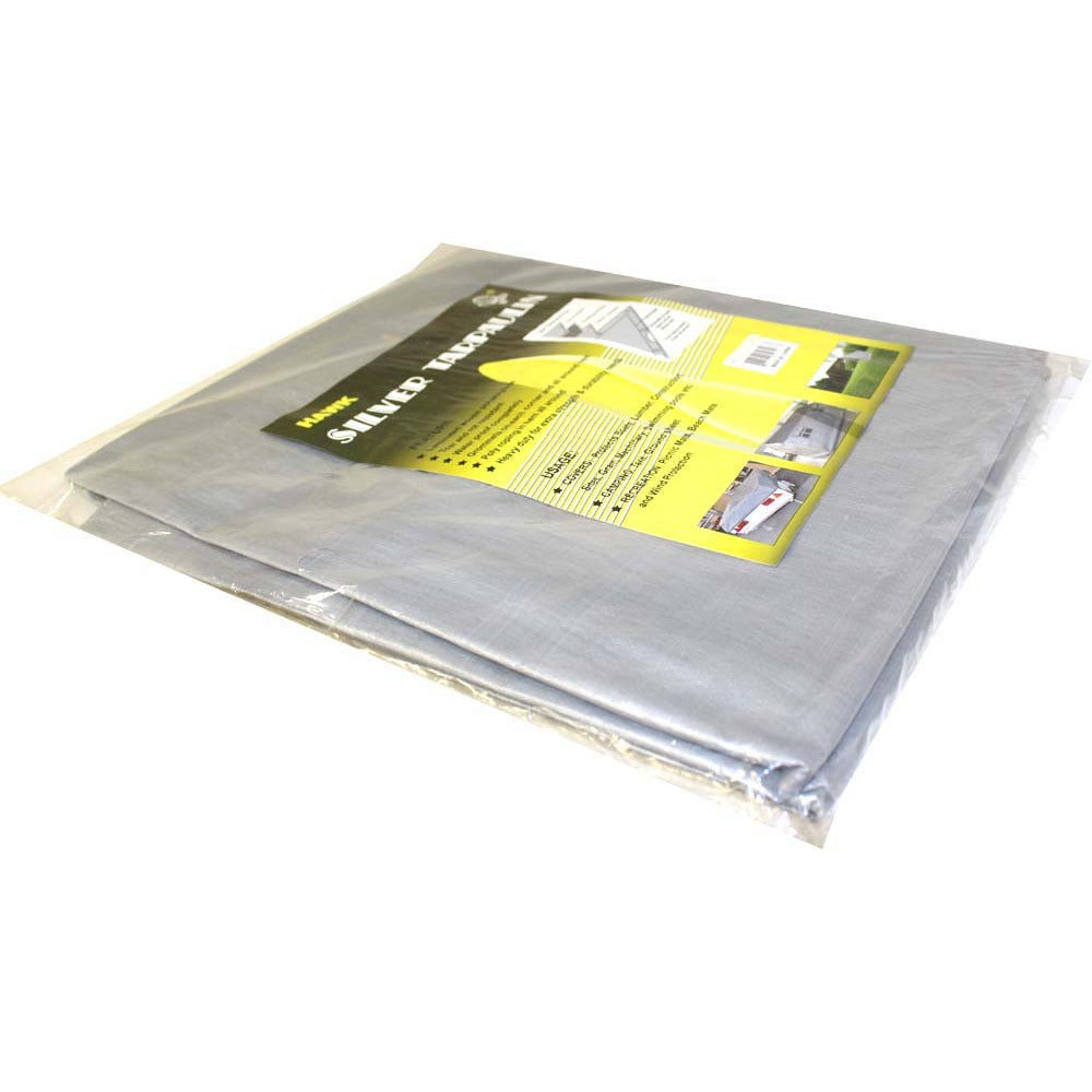 16x20 Foot Multipurpose Silver Tarp, 165 GSM - TS-31620 - ToolUSA