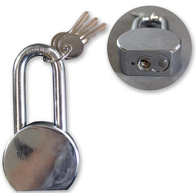 2 ½" HEAVY-DUTY GATE PADLOCK 3" LONG-SHANK (Pack of: 1) - LOCK-07342 - ToolUSA