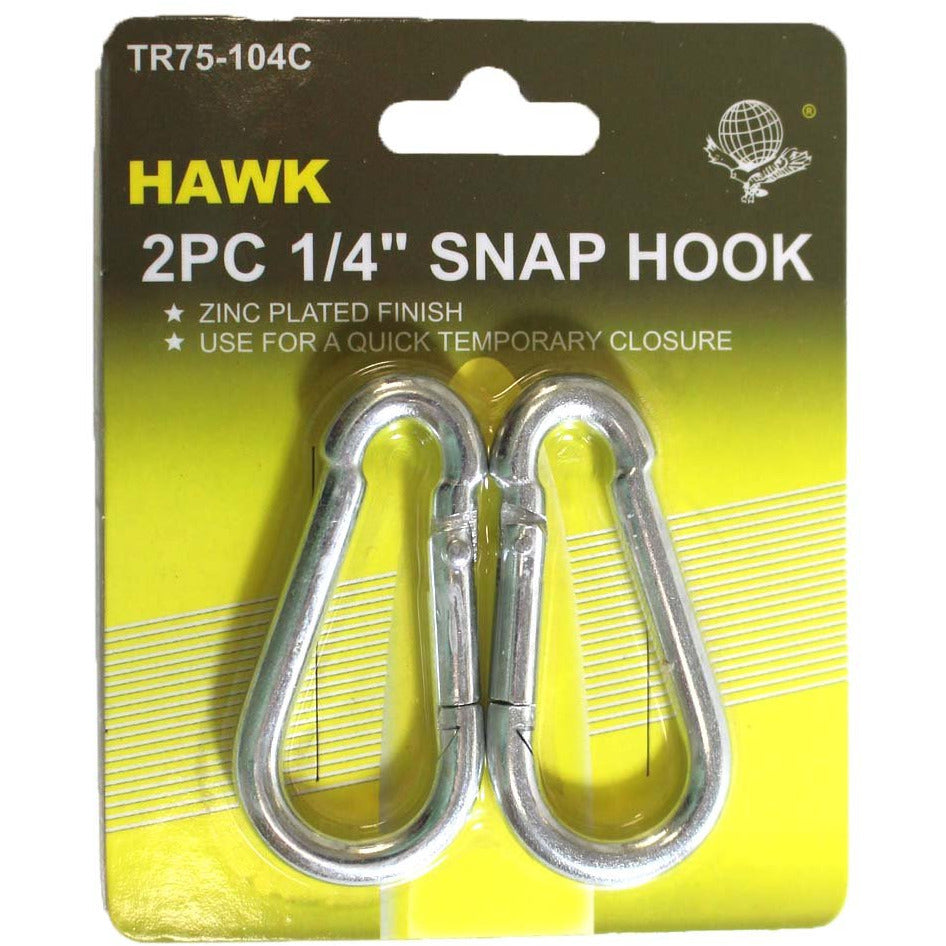 2 Piece Snap Hook - 0.25 Inch (Pack of: 2) - TR-75140-Z02 - ToolUSA