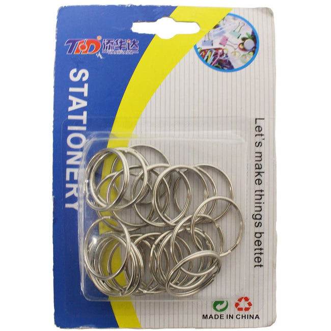 24 Piece Package Of 3/4 Inch Split Key Rings For Personal Or Professional Use (Pack of: 2) - TX-05481-Z02 - ToolUSA