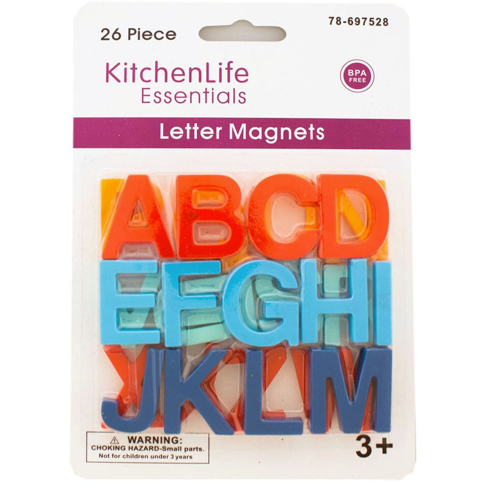 26 Piece Magnetic Alphabet Characters - Each 1-1/2 Inches Tall : ( Pack of 2 Sets ) (Pack of: 2) - MC-LETT-Z02 - ToolUSA