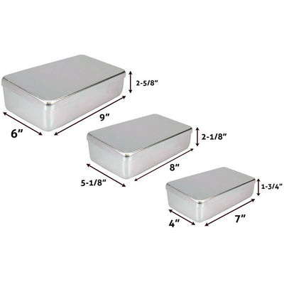 3 Piece Aluminum Storage Boxes - U-03789 - ToolUSA