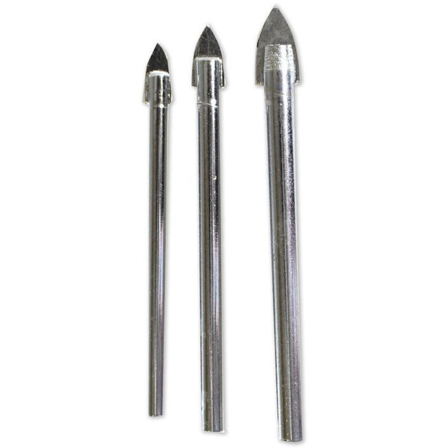 3 Piece Carbide Tipped Drill Bits Set - DRILL-50568 - ToolUSA