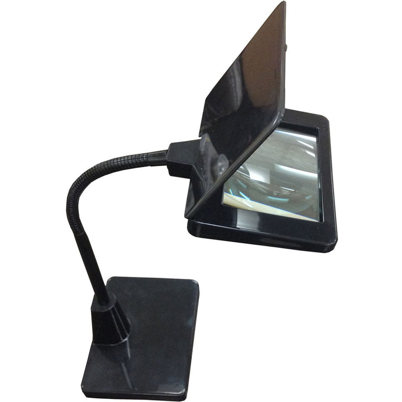 30 LED Heavy Desktop Magnifier - 3x Rectangular Lens - Black - MG-15163 - ToolUSA