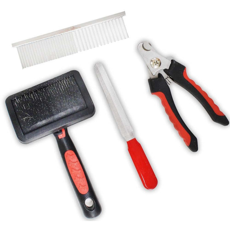 4 Piece Pet Care Set for Hair & Nails - B23-KIT-4-YX - ToolUSA