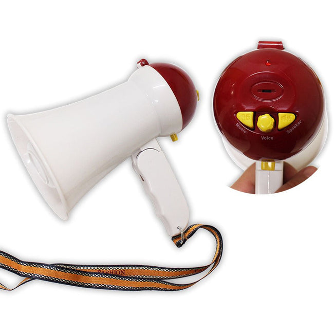 6 X 6 X 4 Inch Diameter Mini Megaphone With Music And Trumpet Sound (Pack of: 1) - CAM-50902 - ToolUSA