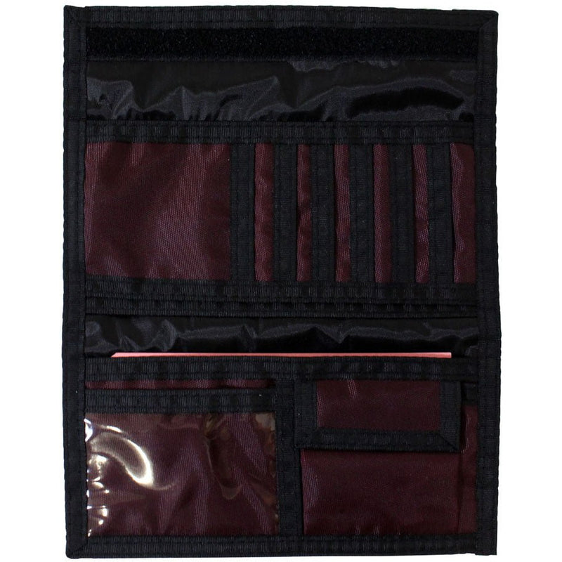7-3/4 X 4 Inch Checkbook And Card Holder Wallet In Soft-Sided Burgundy Nylon - GB-CB520BUR - ToolUSA