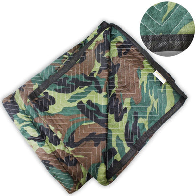 72 x 80 Inches Camouflage Print Moving Blanket - TC502-MB-CM - ToolUSA