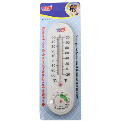 9 Inch Indoor/outdoor Thermometer And Humidity Meter - PT001-H-YT - ToolUSA