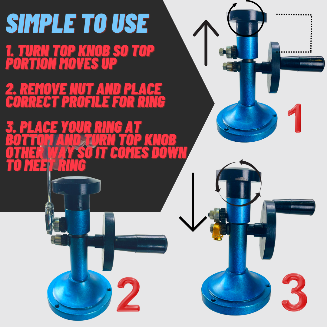 Heavy Duty Ring Enlarger With 15 Dies  - TJ-09777