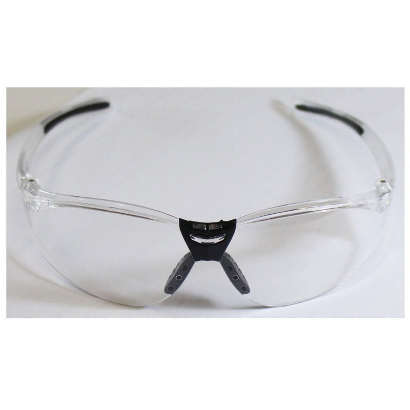 Clear High Impact Safety Glasses | Side Shields, Anti-Fog Coating, UV Protection, ANSI approved - EY5P - ToolUSA