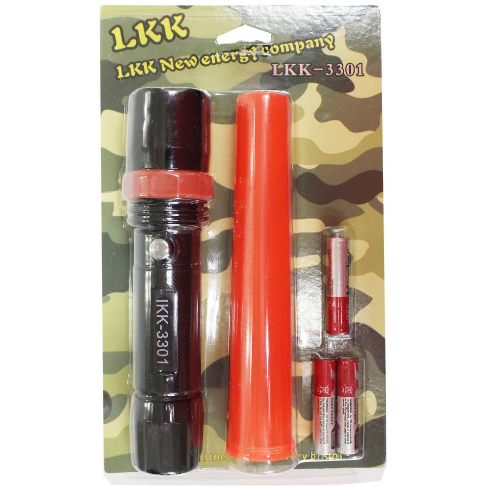 Combination Flashlight & Signal Baton Wand - Batteries Included - FL612-YX - ToolUSA