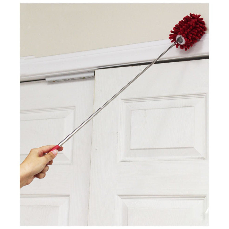 Extendable Microfiber Duster with Rubberized Handle - DUSTER-EX-YX - ToolUSA