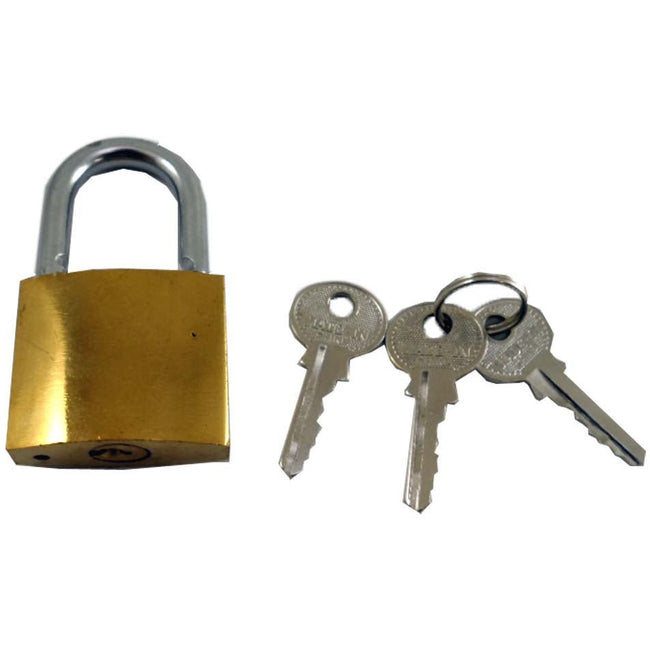 Heavy Duty 38mm Security Padlock - 3 Keys (Pack of: 2) - TU8658-Z02 - ToolUSA