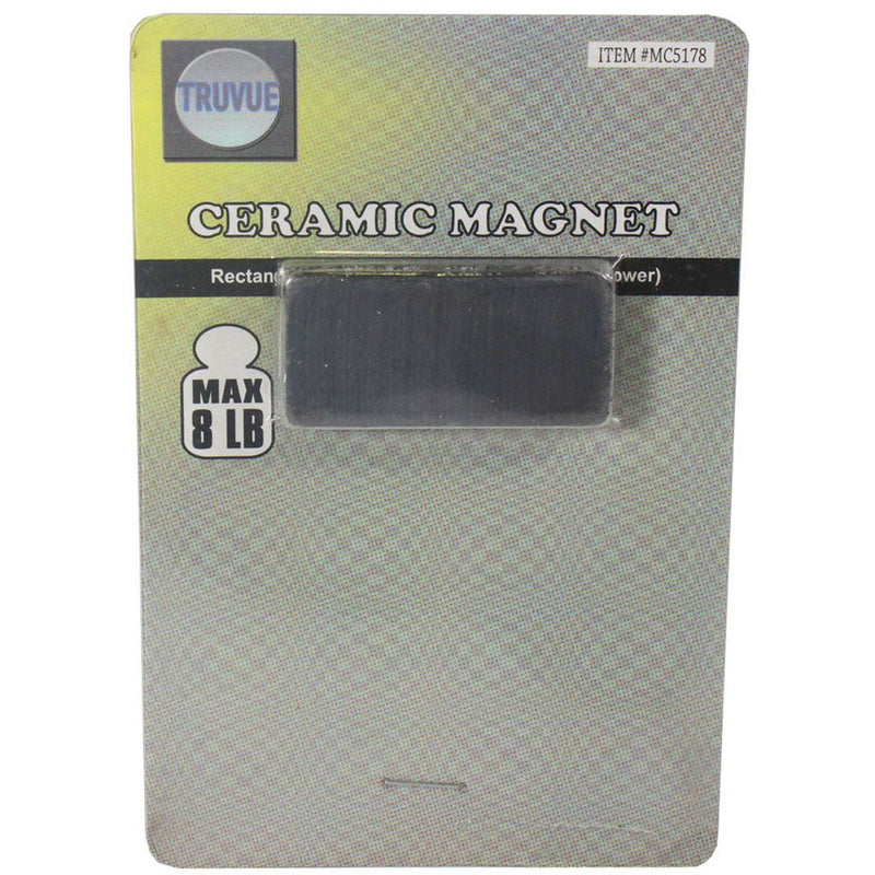 Rectangular (Slab Shaped Ceramic Magnet (Pack of: 2) - MC-05178-Z02 - ToolUSA