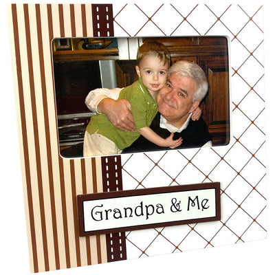 Special Grandpa and Grandson Photograph Frame, 8 x 8 Inches - HH-WF-10565 - ToolUSA