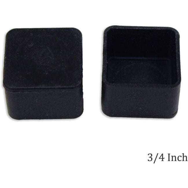 ToolUSA Square Plastic Cap For Metal Legs 3/4 x 3/4": HI-12304 (Pack of: 4) - HI-12304 - ToolUSA